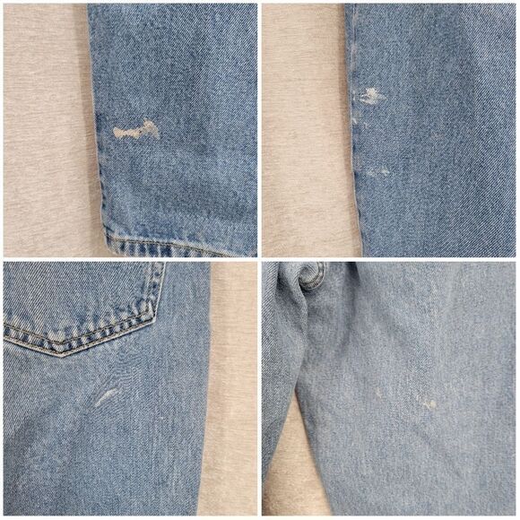 Levi's 550 Vintage Y2K Women's Plus Size 18 Relaxed Fit Tapered Leg Light Wash - Picture 13 of 13